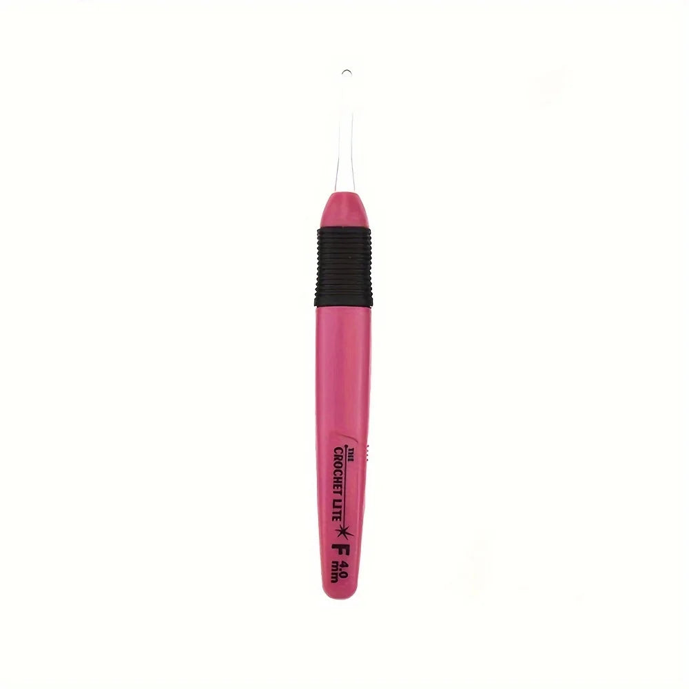 1Pc LED Light Crochet Hooks Knitting Needles Weaving Accessories Tools Crochet Hooks DIY Luminous Knitting Needle Tool