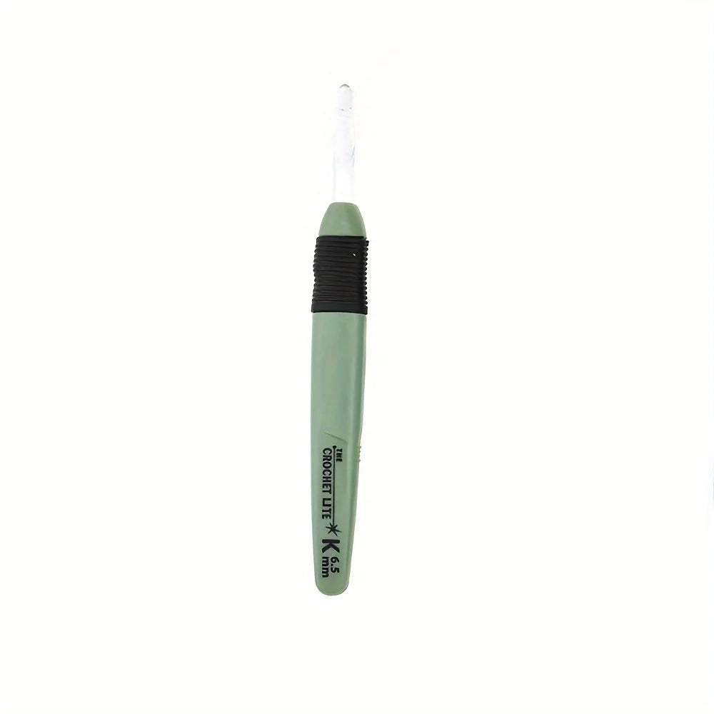 1Pc LED Light Crochet Hooks Knitting Needles Weaving Accessories Tools Crochet Hooks DIY Luminous Knitting Needle Tool