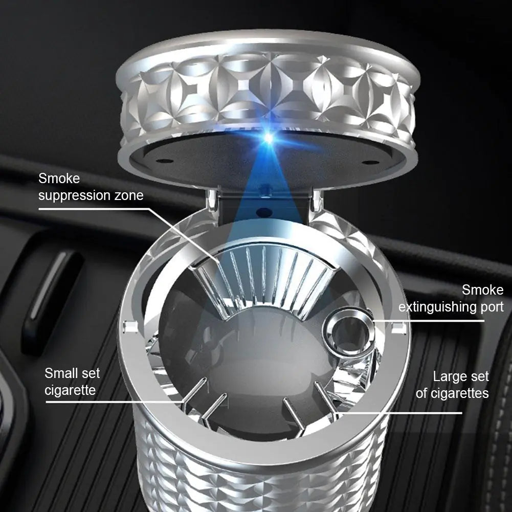 Creative Multifunctional Car Ashtray with Cover