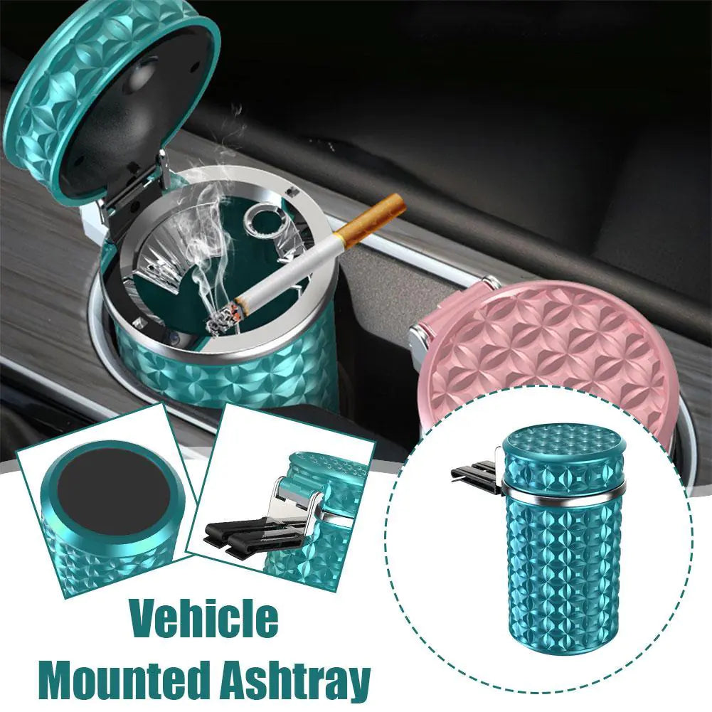 Creative Multifunctional Car Ashtray with Cover