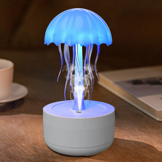 New Jellyfish Shaped Humidifier with USB, Colorful Light, Silent Operation, and Large Mist Output