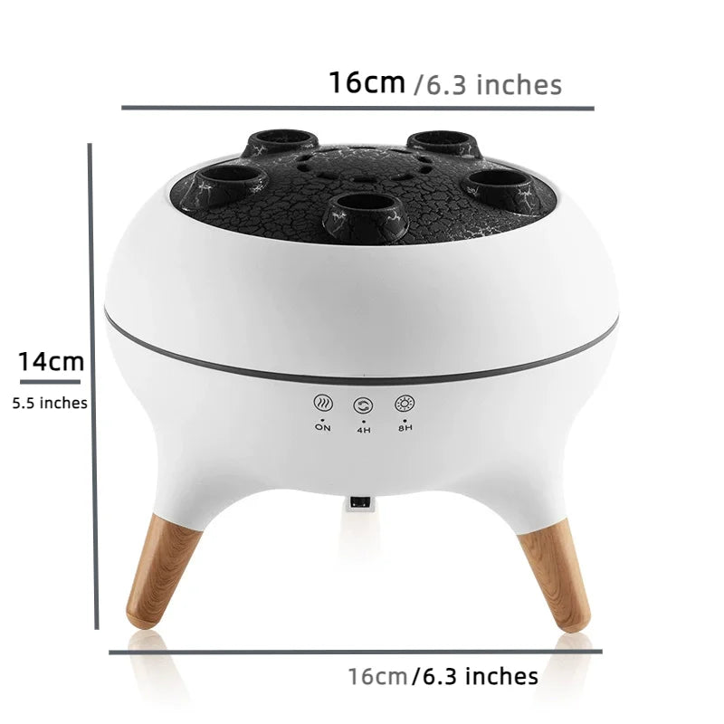 Dynamic Jellyfish Air Humidifier 250ml Essential Oil Diffuser Remote Control Bedroom Humidifier With 7 Colorful Night Lights